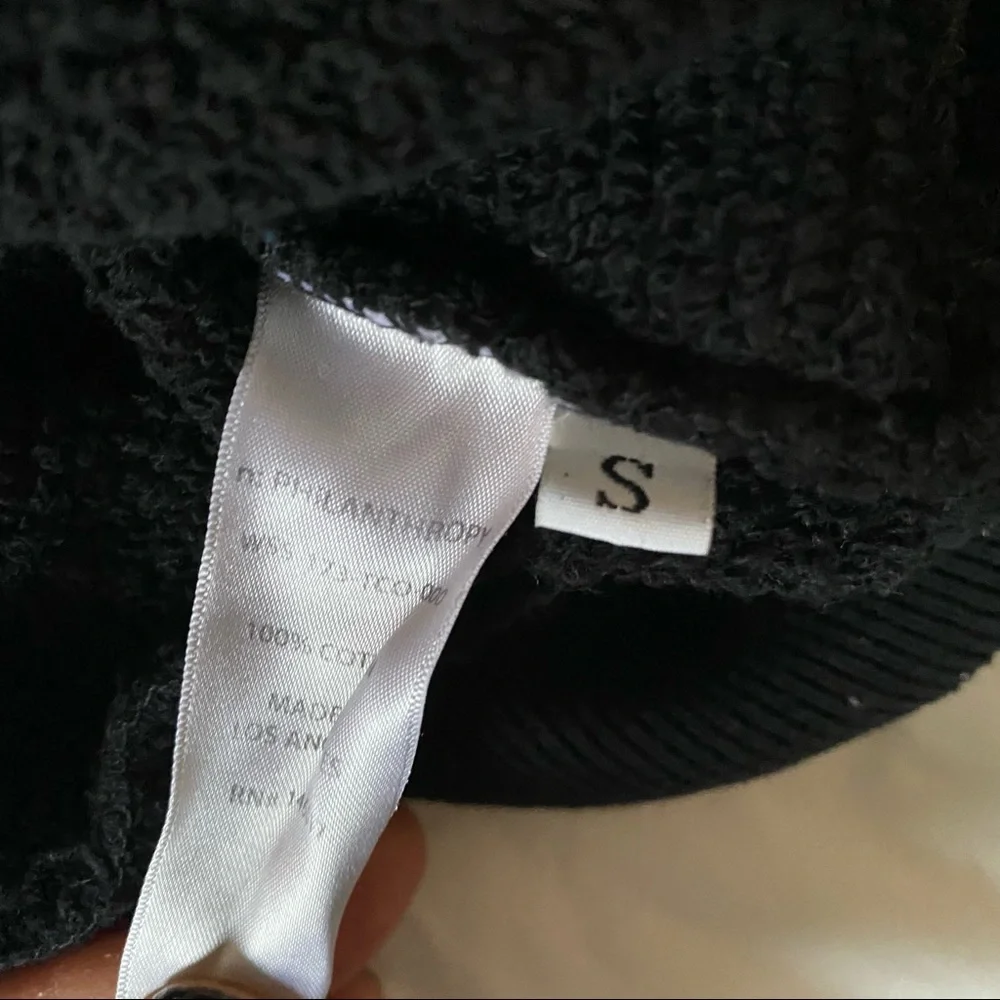 n: Philanthropy Black Cut-Out Sweatshirt - Picture 6 of 8